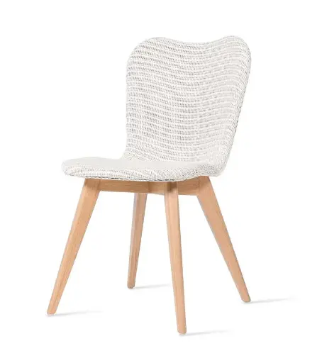 [VINCE-DC0350W011P024] Ruokapöydän tuoli Lily, tammi, Pure White