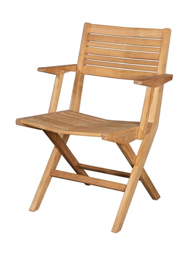 [CANE-54041T-/J1301] Taittotuoli Flip käsinojilla, tiikki