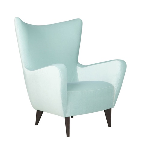 Nojatuoli Elsa, Velvet Light Turquoise