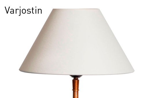 [OVE-CAP-LAM-7141--/H253] Ison tripodin varjostin 60 cm, valkoinen